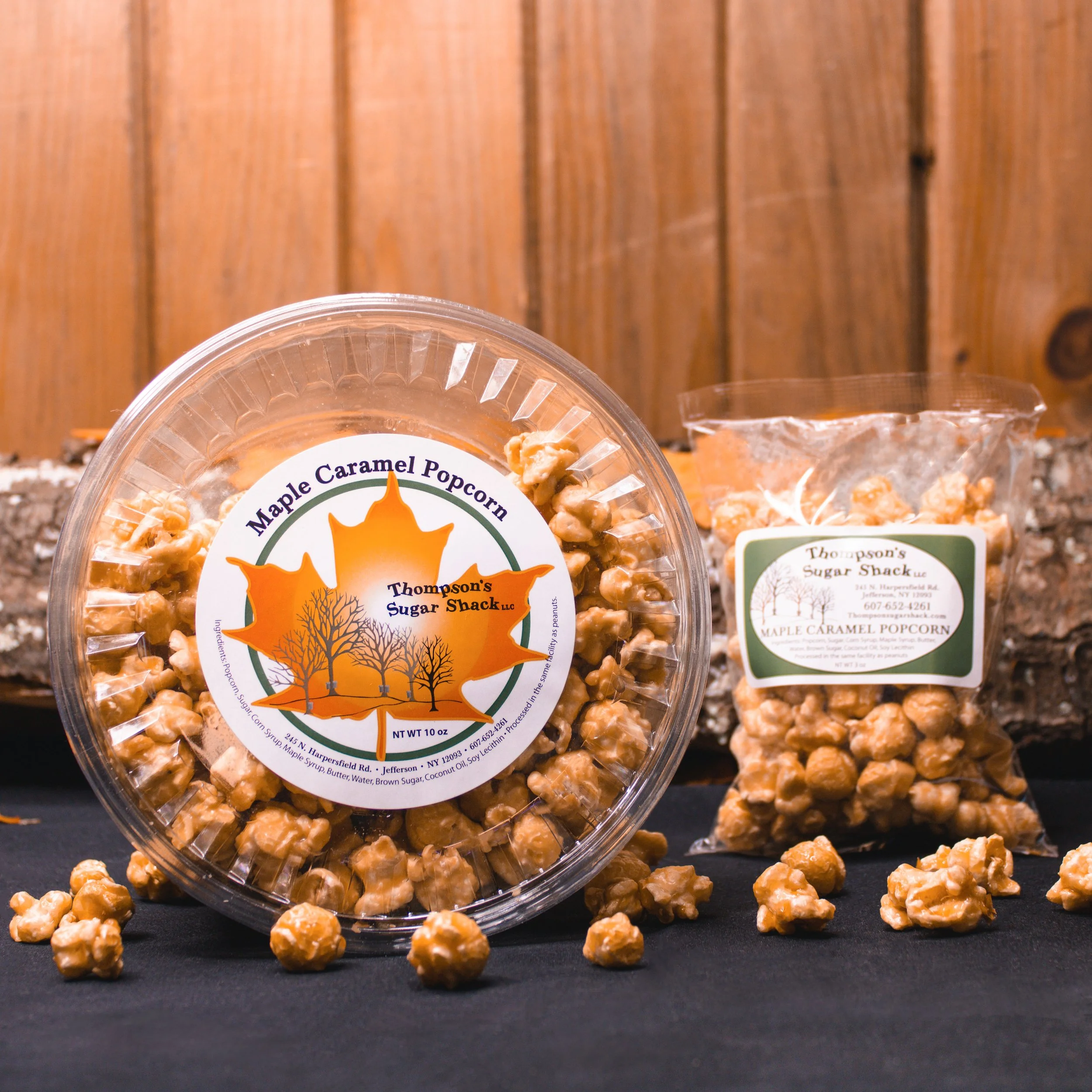 Maple Caramel Popcorn — Pure New York Maple Syrup - Thompson's